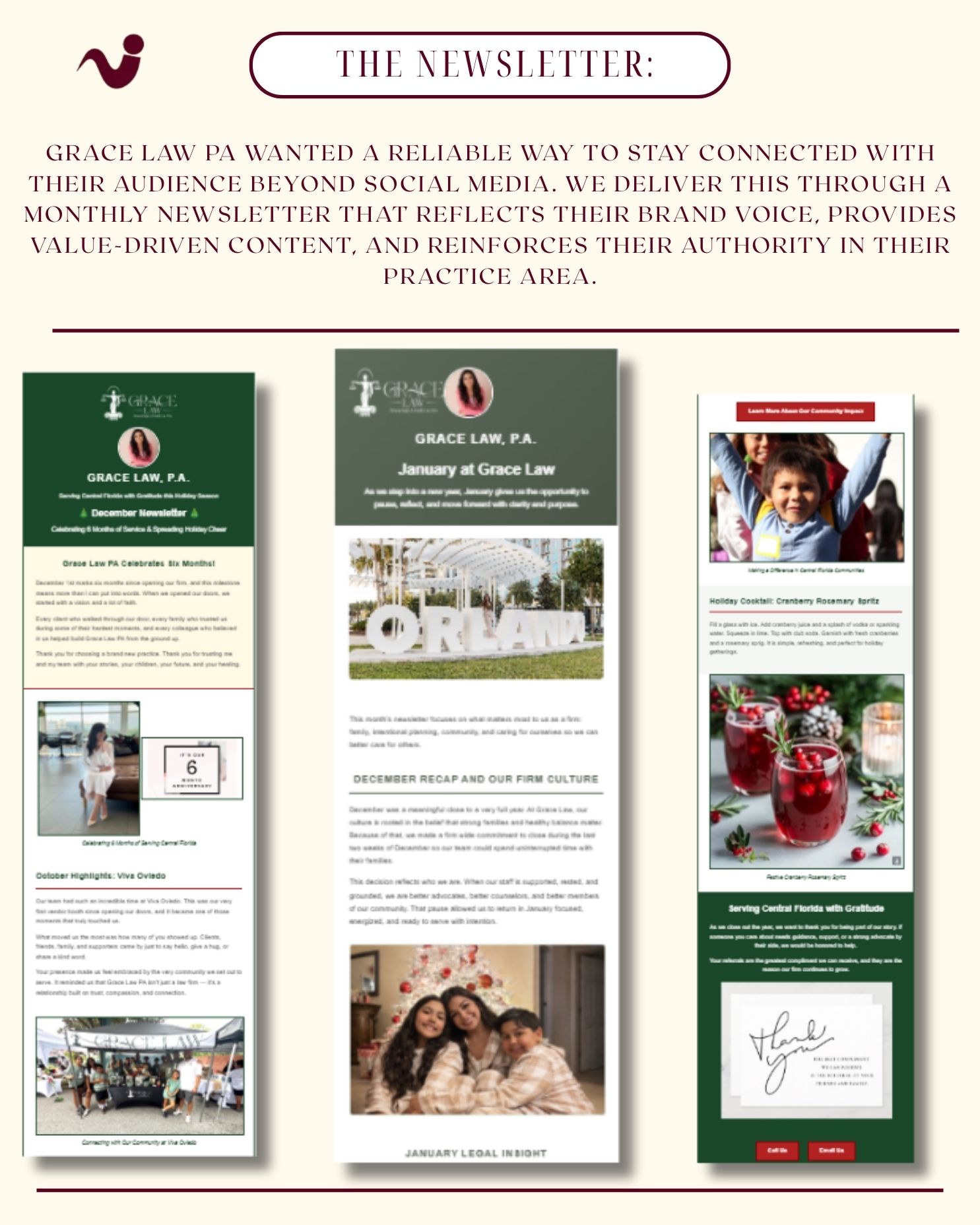 Grace Law PA social media content — Inventive Media USA